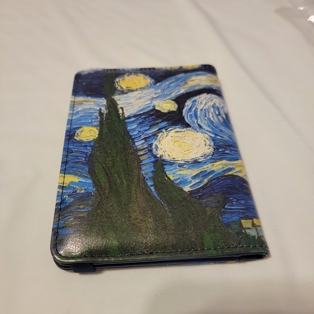 Van Gogh Starry Night Passport Holder - Picture 3 of 7